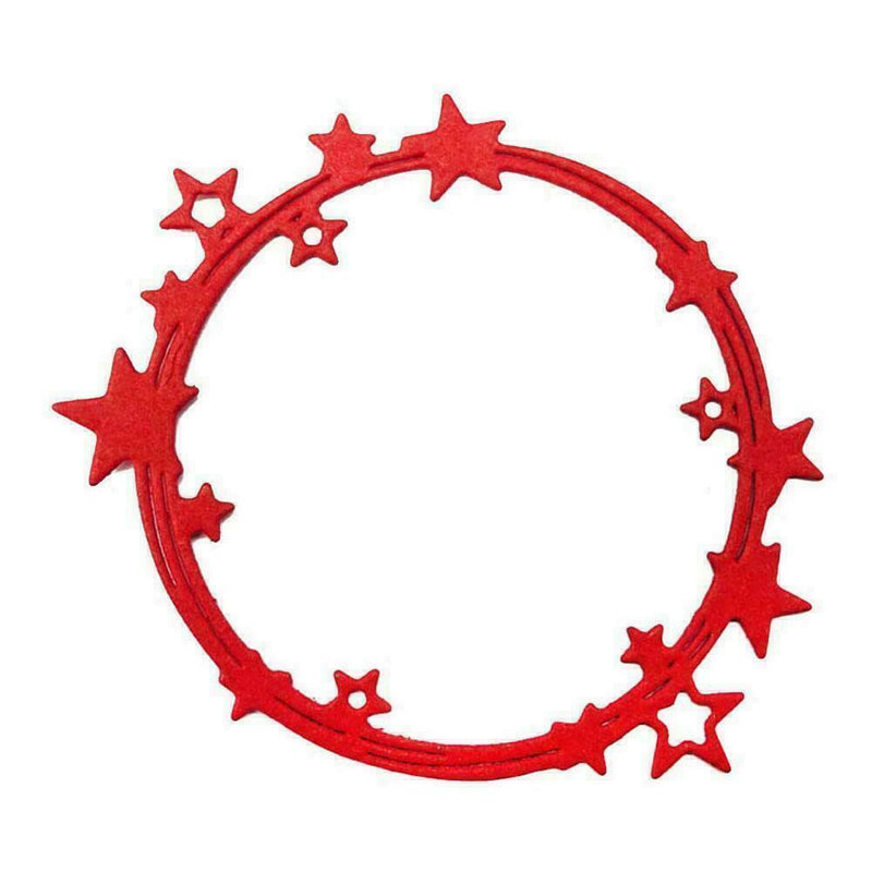 Star Border Metal Cutting Dies Scrapbooking Cards Embossing V4S1 Molds DIY Y8T3