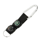 Belt Mini Carabiner Compass Thermometer Carabiner W Keychain Hanger Key Ring