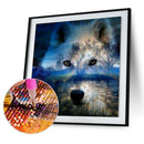 5D Diamond Painting Tree Wolf Shadow Full Round Drill DIY Wall Art Crafts Gifts