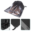 8 Pack Handbag Storage Organizer Purse Clear Dust Cover Bag Drawstring 4 Si