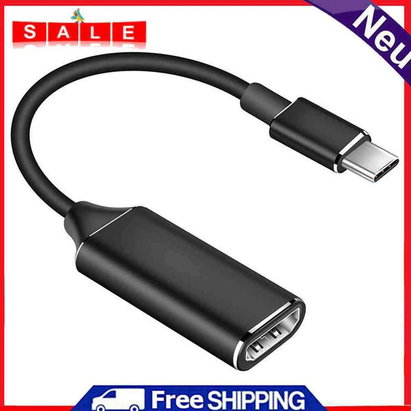 USB Type C to HDMI Adapter Aluminum Alloy 4K 2K 30Hz HD HDMI Screen Converter