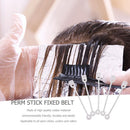 50pcs/set Pro Perm Rod Long Hair Curler Replacement Elastic Rubber Band (C)