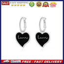 Fashion Alloy Love Letter Stud Earrings Hanging Drop Earring Female Jewelry