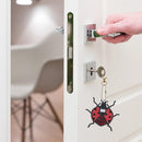 5pcs DIY Butterflies Full Special Shaped Diamond Painting Keychain (AA916)