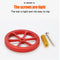 4pcs Upgraded Aluminum Hand Twist Leveling Nut with Hot Bed Die Springs Screws