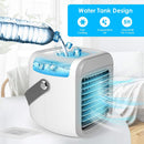 Mini Desktop Air Cooler Fan USB 3 Modes Portable Air Conditioner with Handle