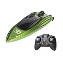 2.4GHz RC Boat High Speed LED Lights Waterproof Electric Ship Toys (Red)