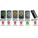 1 Universal Cloning Electric Gate Garage Door Remote Fob Control Key 868Mhz W7W6