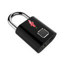 Fingerprint Padlock Luggage Gym Locker USB Rechargeable Thumbprint Lock