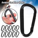 Outdoor Packback Buckles D Carabiner Water Bottle Hooks Keychain Snap Clip