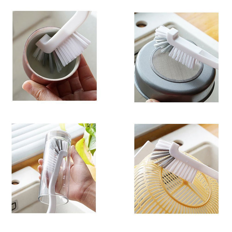 Wineglass Bottle Brushes Plastic Brush Cleaning Sponge Brush Cup Brushes