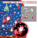 Christmas Santa Window Glass Stickers Mirror Stickers Snowflake Wall Door~