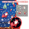 Christmas Santa Window Glass Stickers Mirror Stickers Snowflake Wall Door~