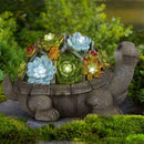 Tortoise Solar Lamp Outdoor Garden Ornaments Animals LED Decor Z5L8 Lamps F5T8