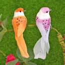 12pcs/set Artificial Simulation Foam Feather Birds Home Ornaments Crafts Decor