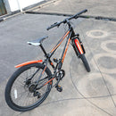 2pcs Reflective Mountain Bike Fenders Front Rear Bicycle Mud Guards (Red) Newly