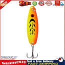 13g Spoon 3 Hooks Fishing Lure Sequins Paillette Hook(Yellow+Green) Newly