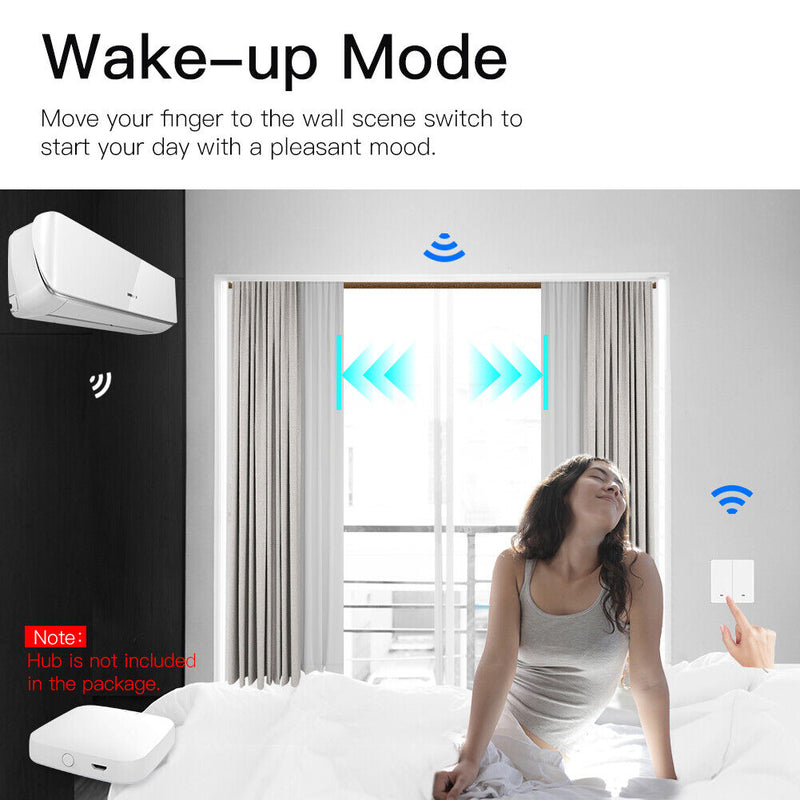 Tuya Smart Bluetooth-compatible ZigBee Wall Switch App Control Hub Required