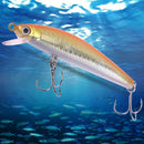1pc 85mm/8g Hard Floating Minnow Fishing Lure Artificial Crank Bait (E)