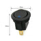 20A 12V 3 Pin Car Auto Boat On Off Round Dot LED Rocker Toggle Switch(Blue)
