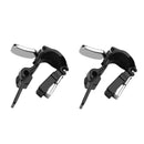 2pcs S4 Phone Gamepad Trigger Fire Button Aim Key L1 R1 Controller (Black)