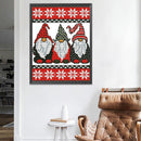 Three Goblins Cross Stitch 11CT Stamped DIY Canvas Embroidery Home Decor Kit