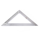 90 Right Angle Stainless Steel Triangle Ruler Woodworking Drawing Tools (L)