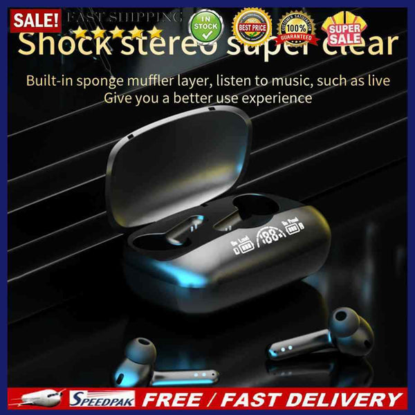 Charging Box Sports Headphone Headset Portable Bluetooth-Compatible Earbuds