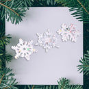 Christmas Crystal Snowflake Epoxy Molds Kit DIY Hanging Pendant DECORATE