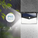 2pcs 208LED Solar Power PIR Motion Sensor Wall Light Outdoor Garden Lamp Newly
