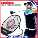 3-Layer Chipping Pitching Workout Cage Folding Golf Exercise Net with Storage