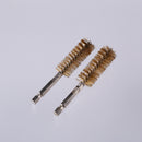 12pcs Electric Impact Drill Hex Shank Brush Car Paint Wire Cleaner (Brass) Newly