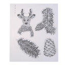 Silicone Stamp + Cutting Dies Stencil Frame Scrapbook Christmas