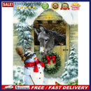 5D DIY Diamond Painting Christmas Horse Full Round Drill Mosaic Art Picture K