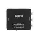 to Use Mini 1080P Full HD Video Converter Connector Adapter HDMI to 3 RCA CVBS