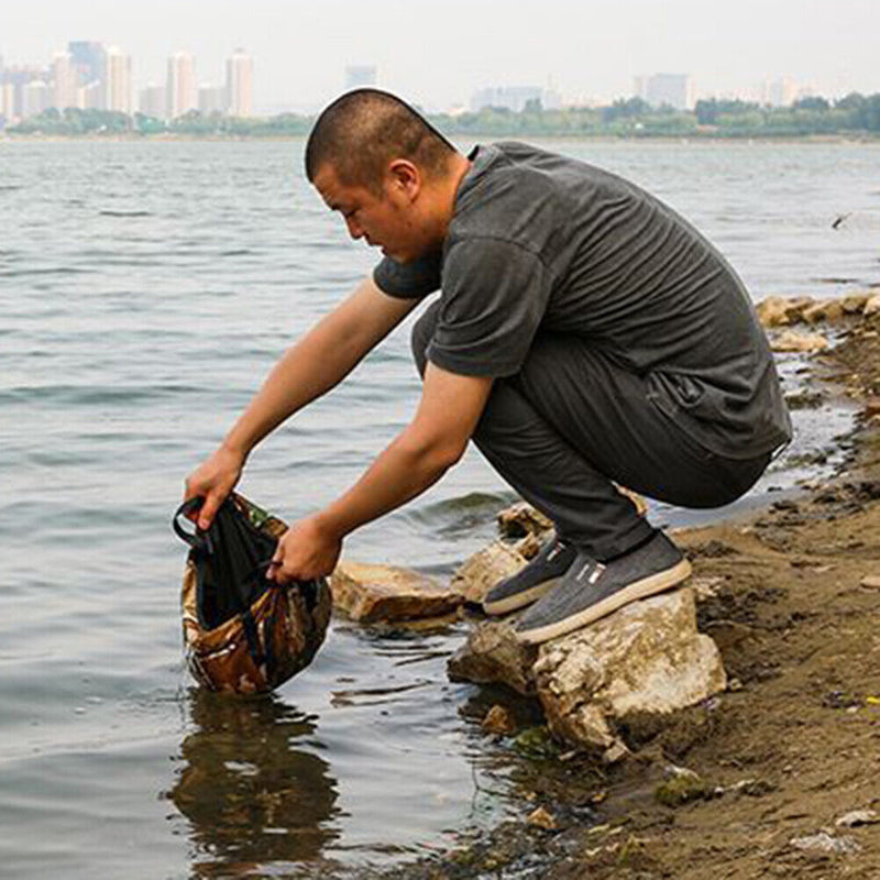 Foldable Wash Basin Foot Washbasin Outdoor Camping Travel Fishing Water Bucke