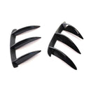 Rear Bumper Side Vent Canards for Mercedes Benz W176 A200 A45 AMG (Black) Newly