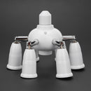 Adjustable E27 Splitter 7 Heads Lamp Base LED Bulb Adapter Holder Socket Newly