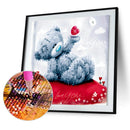 DIY5D Heart Bear Diamond Embroidery Painting Cross Crafts Stitch Home Decor