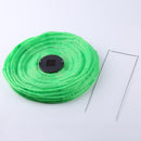 Solar Nylon Lantern Lamp Waterproof Hanging Light Festival Decor (Green) Newly