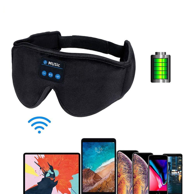 Earphone Earbuds Music Eye Blindfold Massager Sleep Headphones Beauty Tools