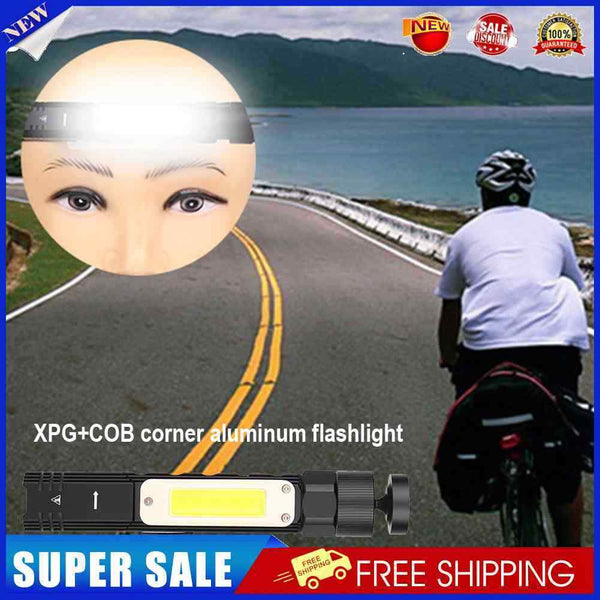 #A XPG COB Rechargeable Flashlight Magnet Adsorption Rechargeable Lamp for Trekk