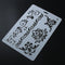 Hollow Ruler Theme Template DIY Photo Album Drawing Tool Lace Edge