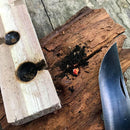 Primitive Wood Bow Drill Friction Fire Starter Kit Outdoor Camping Equipment