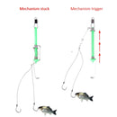 Automatic Fishing Hook Stainless Steel Spring Fishhook Bait Ejection Tackles
