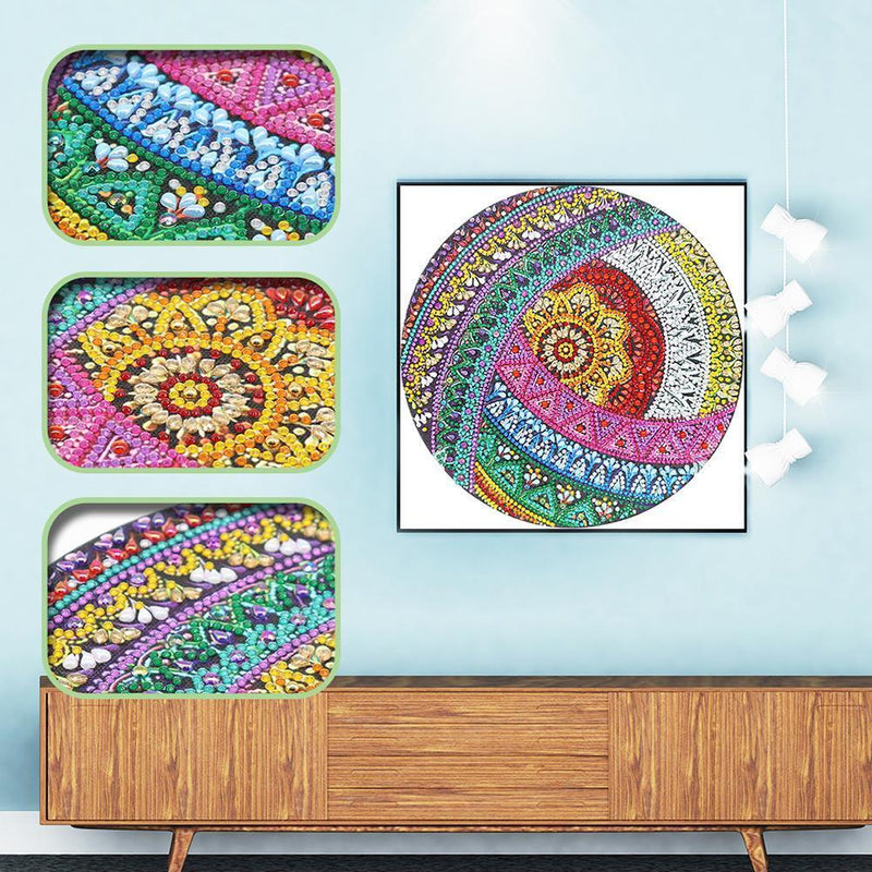 5D DIY Special Shaped Diamond Painting Mandala Embroidery Mosaic Kit Decor Newly