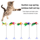 5pcs/set Cute Plush False Mouse Spring Funny Cat Scratch Toys Pet Supplies