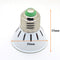Yard Kits Tent 12W Full Spectrum Grow Light Hydroponic Lamp 60 LED Plant Bulb