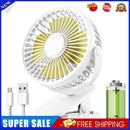 #A Portable USB Clip-On Desktop Fan Portable Office Household Travel Air Cooler