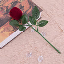 Romantic Red Rose Engagement Wedding Ring Earrings Jewelry Gift Box Case